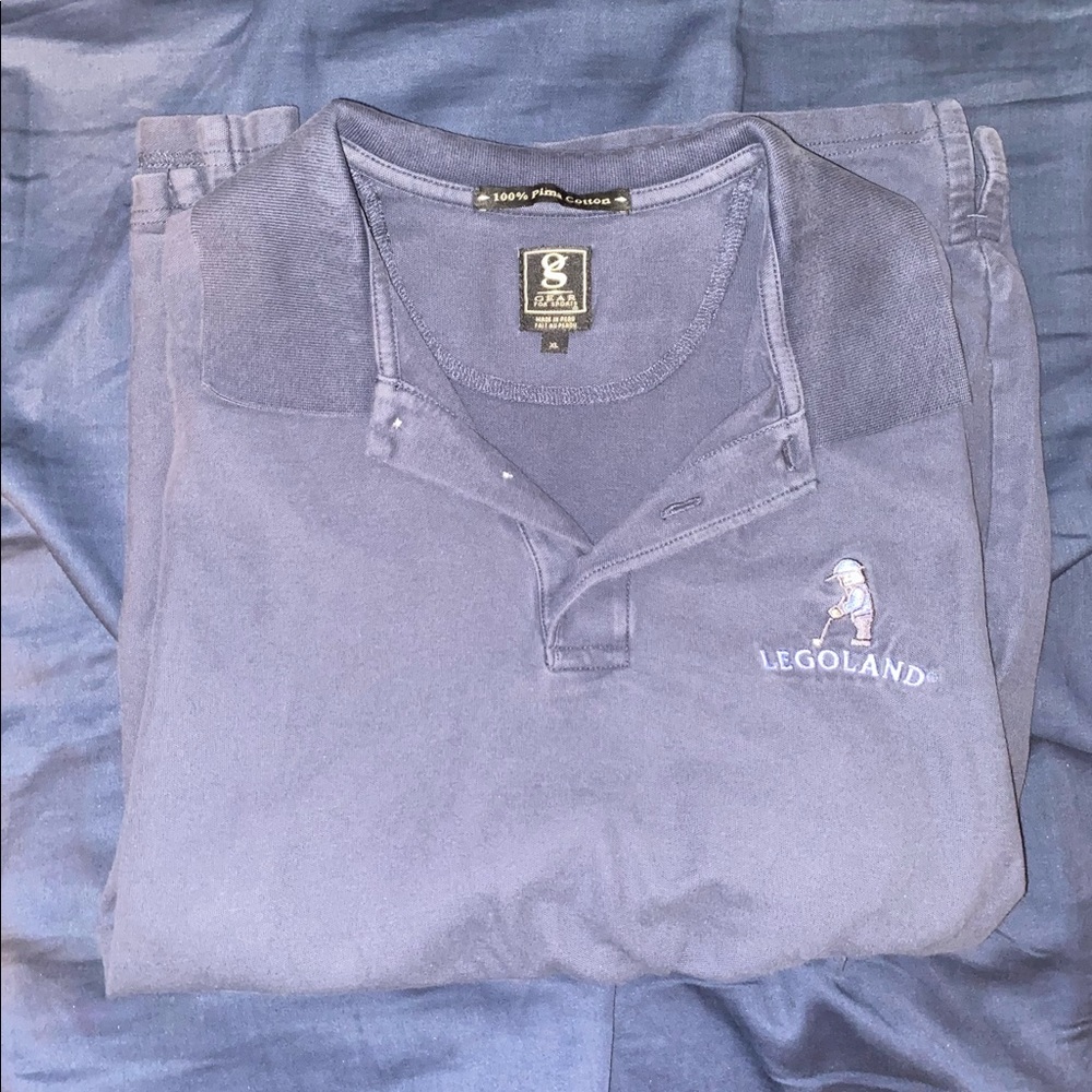 Blue Collared Shirt